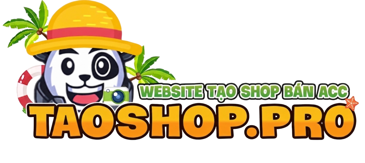 taoshop.pro website tạo shop bán acc game